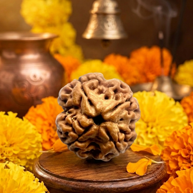 4 Mukhi Nepali Rudraskha