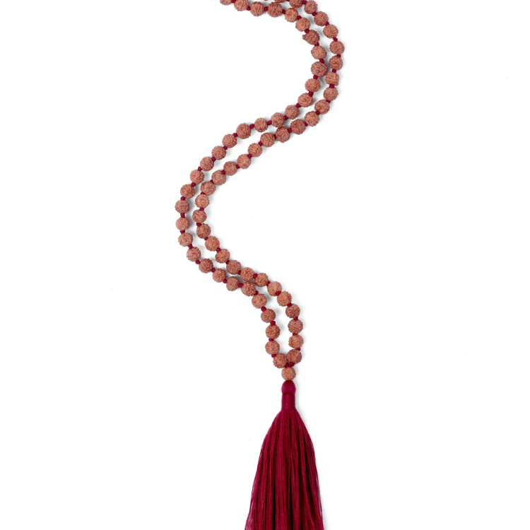 5 Mukhi Rudraksha Mala 8 mm - Image 5