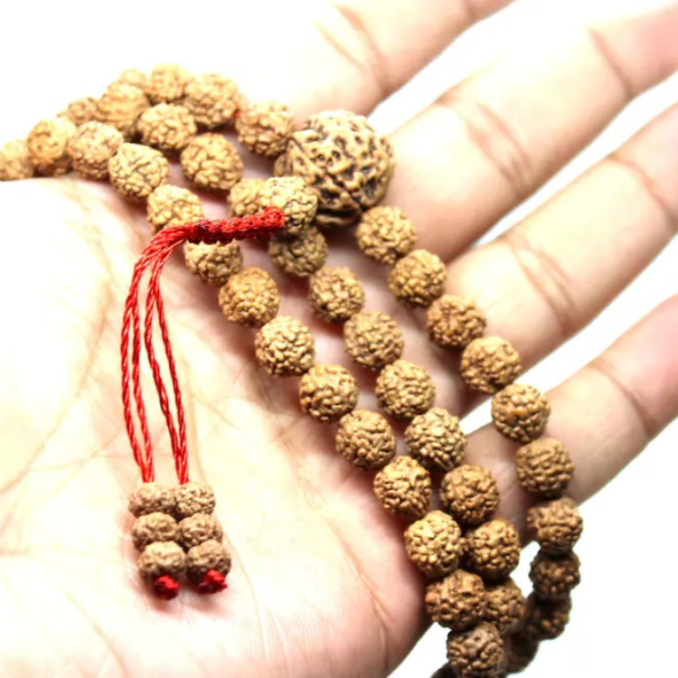 Buddhist 5 Rudraksha mala - Image 4