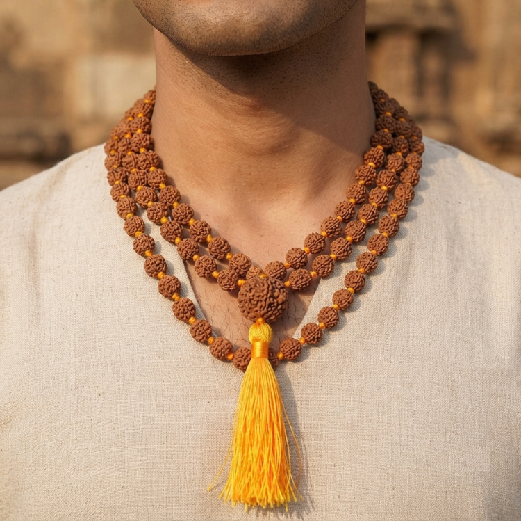 9 Mukhi Rudraksha Mala - Image 3