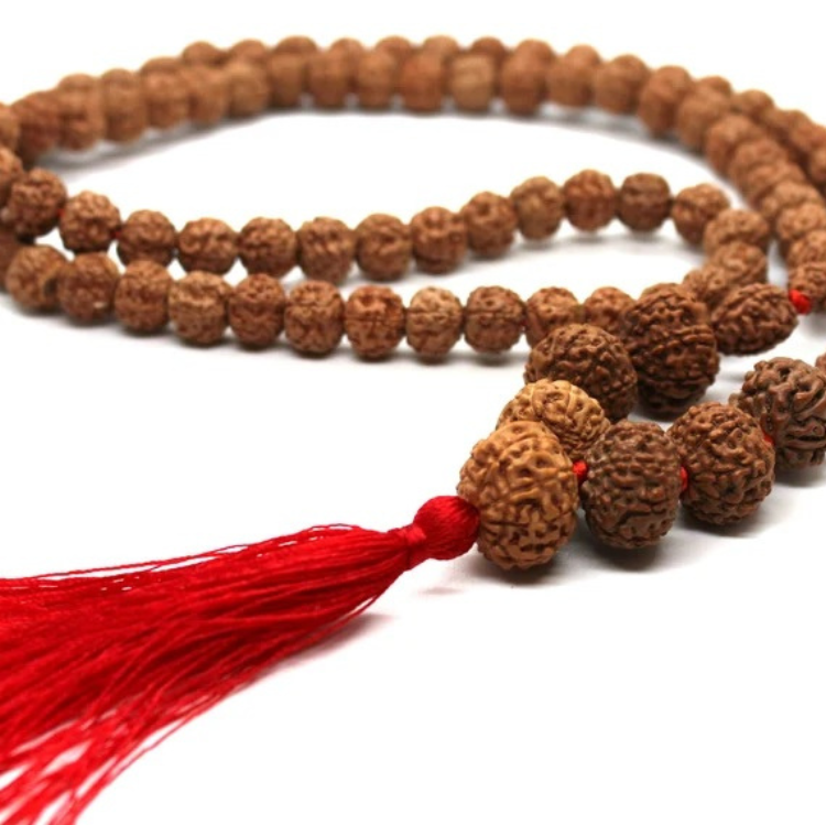 Indonesian Rudraksha Mala Necklace - Image 5
