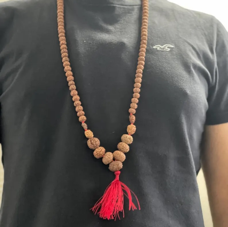 Indonesian Rudraksha Mala Necklace - Image 3