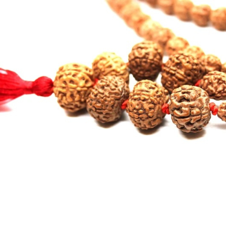 Indonesian Rudraksha Mala Necklace - Image 2