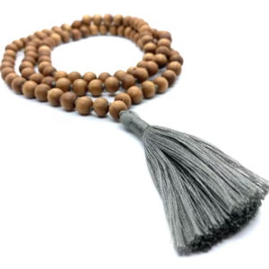 Sandalwood 108 Bead Mala, Aromatic Prayer Beads